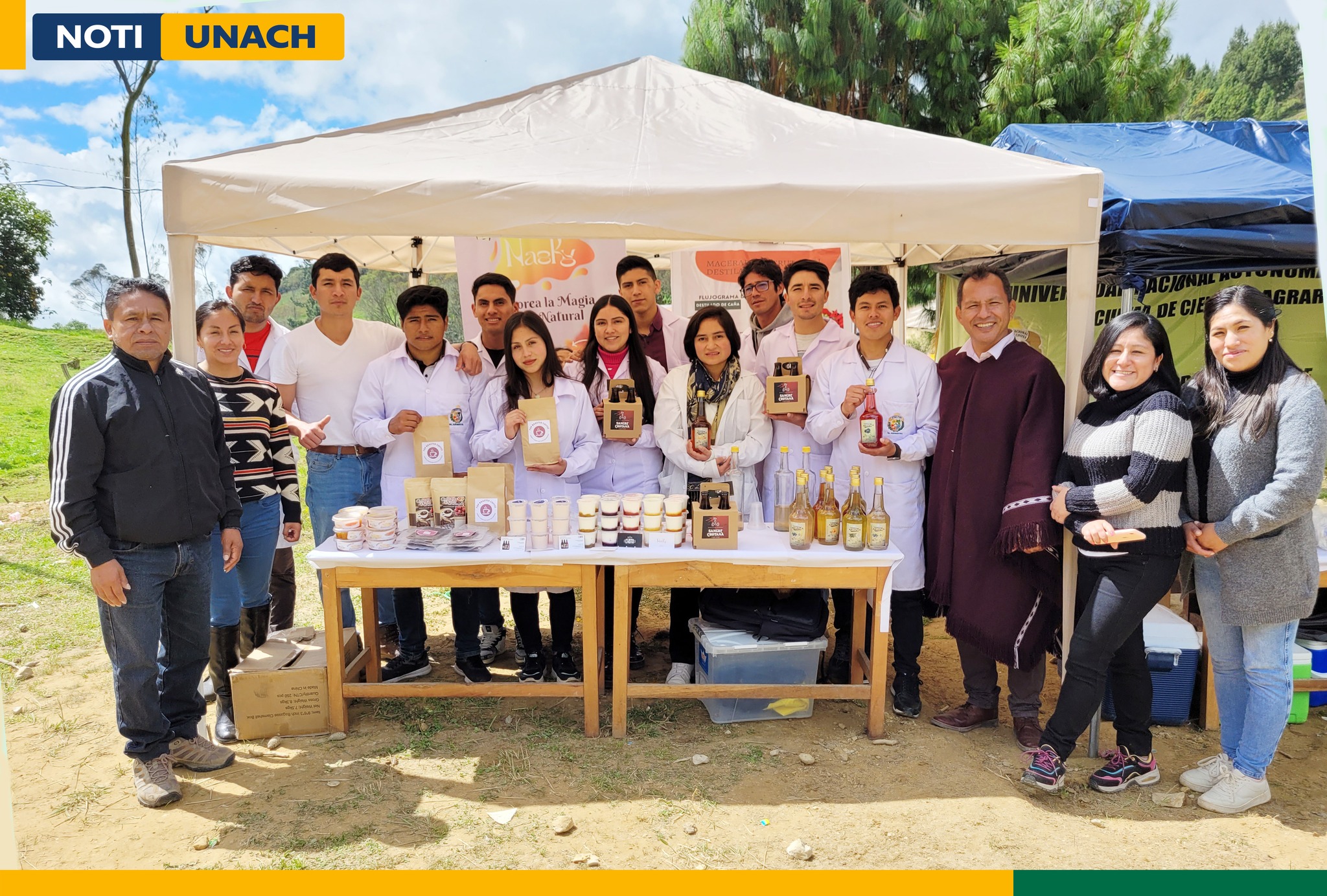 UNACH PARTICIPA EN LA FERIA DE LOS ANDES – C. P. LINGÁN GRANDE